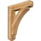 Ekena Millwork Thorton Craftsman Rough Sawn Bracket, Western Red Cedar, 6"W x 32"D x 38"H BKT06X32X38THR04RWR - alternate 1